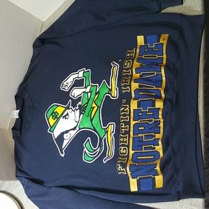 Vintage Notre Dame Fighting Irish sweatshirt early 90s